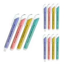 xeno 三角按壓式橡皮擦 4種, 混合顏色, 3套