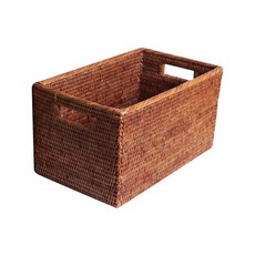 Gummika藤編手把開放式籃子 小, 1個, 單色