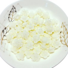 DIY珠子材料 玫瑰款 500g, 象牙, 1個