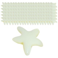 DIY珠子材料 星星造型 500g, 象牙, 1個