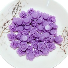 가드 로즈 DIY 비즈 재료 500g, 보라, 1개