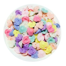 DIY珠子材料 花造型 500g, 混合, 1個