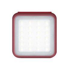 나가자 방수방진 고급형 충전식 LED 3색 캠핑랜턴 NSL-3500, 레드, 1개