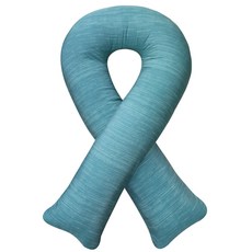 BED&DECO 素色U型抱枕, 薄荷