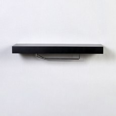 Credis木質室內水平酒杯掛架置物架 600, 黑色的, 一層