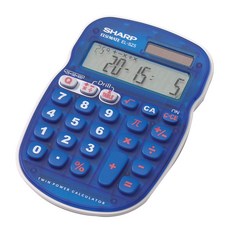 SHARP 휴대용 수학 퀴즈 계산기, EL-S25B(BL)