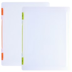 에코청운 뉴 8호 화일케이스 A4 2p, 1세트, 주황 + 연두