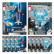 YOUNGART 線圈聽寫筆記本 男童款, 10個, 隨機發貨