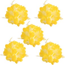 PARTYSHOW 多層花朵髮夾, 黃色, 5個