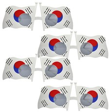 PARTYSHOW 太極旗眼鏡, 混合顏色, 4個