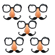 PARTYSHOW 大鼻子眼鏡, 黑色, 5個