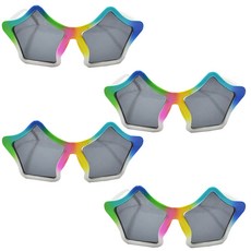 PARTYSHOW 星星造型眼鏡, 彩虹, 4個