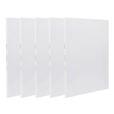 KING JIM A4透明文件夾, 白色, 5個