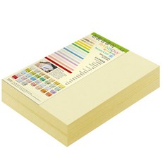 paperculture 厚磅雙面卡紙 彩虹卡 No.01 檸檬黃, A4, 200張