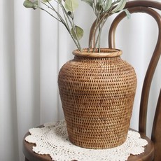 GGUMIGGA Ratan Groovepot Jar 花瓶, 單色