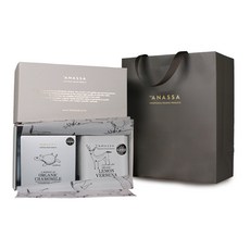 아나싸 유기농 뮤즈 허브 2종 티세트 + 쇼핑백, 레몬 버베나 15g + 캐모마일 티백 1g x 10p + 우드스틱 6p + 티 필터 20p, 1세트