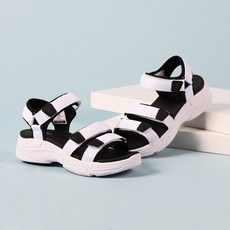 PRO WORLD CUP 女款休閒厚底涼鞋, 白色的, 240