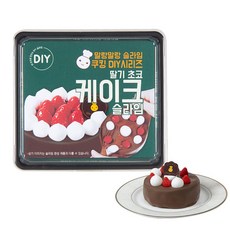 포포팬시 딸기 초코케이크 슬라임 만들기, 1세트, 혼합 색상