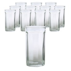 三湖玻璃 Lucky Glass 羅馬玻璃杯 250ml LG-133009, 12個, 透明