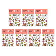 라인프렌즈 B&F 골든엣지스티커 2탄, 어데이, 7개