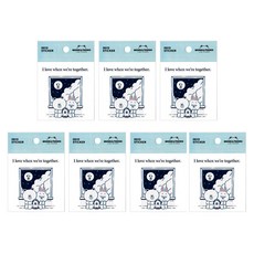 라인프렌즈 B&F 데코스티커 2탄, 투게더, 7개