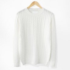 제이에이치스타일 남성용 꽈베기 라운드 니트 CWROK038