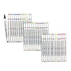 Bluemato 雙頭麥克筆簽字筆 36色 TMP004, 混色, 1組