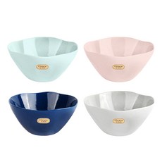 Reine Grace 陶瓷碗 4入, 混色, 1套