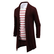 다꾸앙 남성용 MJ 멋스러운 오픈숄 롱 가디건 cd1637