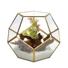 Samho Glass 金色足球懸掛植栽, 金色