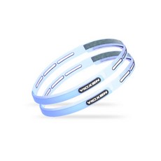 RUBATO 運動矽膠止汗帶 2入, 藍色