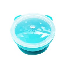BeBeLock 矽膠吸盤碗, 薄荷色, 1入