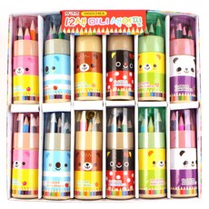 Friends Korea 12色迷你彩色鉛筆禮盒組 顏色隨機出貨