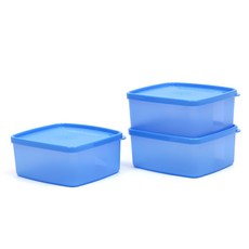 Tupperware 小冰箱全藍, 1件, 3個