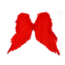 PARTYSHOW 俏麗可愛天使翅膀, 紅色, 1個