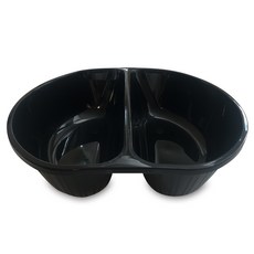 Togo Pack Injection Jjamja 麵條容器黑色 TY2460-2A, 50件, 1個