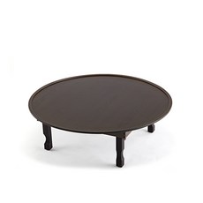 Namwon Mokgi 廣闊的圓形古董雕像 450 x 450 x 210 毫米, 櫻桃+棕色