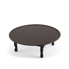 Namwon Mokgi 廣闊的圓形古董雕像 510 x 510 x 210 毫米, 櫻桃+棕色