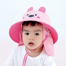 MILKY FRIENDS 兒童可拆卸遮陽帽你好熊