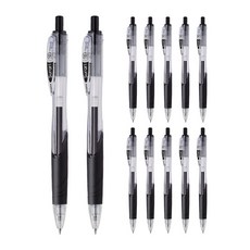 ZEBRA 斑馬牌 Surari 凝膠墨水筆 0.7mm, 黑色, 12個