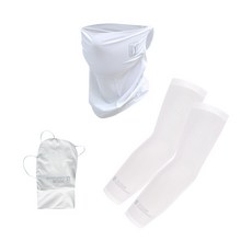 PGA TOUR 高爾夫涼感面罩+透氣防曬袖套+手背專用防曬手套 右手款, 混色