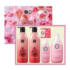 아모레퍼시픽 로즈에디션 헤어바디 선물세트 + 쇼핑백, 1세트