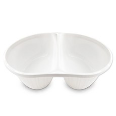 투고팩 사출 짬짜면용기 백색 TY2460-2A, 10개입, 1개