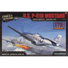 WALTERsons 仿製塑料模型 1/72 美國 P-51D 野馬戰鬥機英國 1945 年塑料模型 WTS101643KIT, 1個