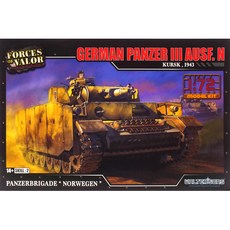 레프리카 프라모델 1/72 독일 팬저 3호 전차 Ausf N 노르웨이 1945 프라모델 WTS101629KIT, 1개