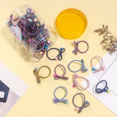 迷你球髮圈40件組