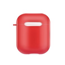 MINIPLE 엘핀 에어팟 이어폰 케이스, 레드