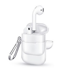 MINIPLE 엘핀 에어팟 이어폰 케이스, 화이트