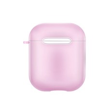 MINIPLE 엘핀 에어팟 이어폰 케이스, 핑크