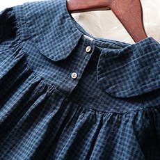 Contikids 女童格紋長袖連身裙